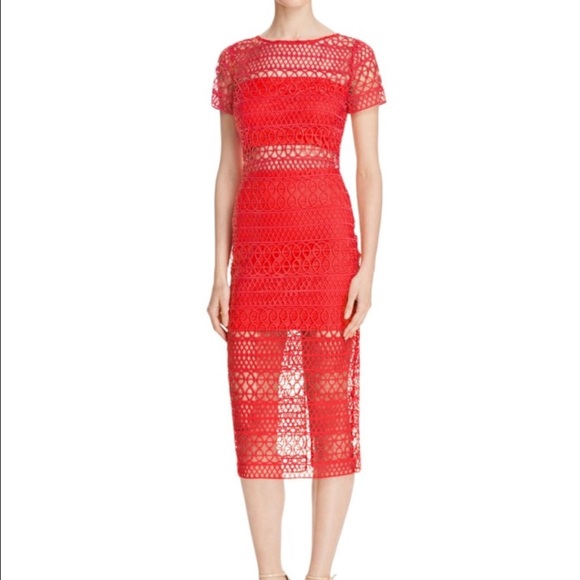 Dresses & Skirts - Red Midi Dress